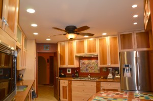 LED 6" and 4" CFL recessed kitchen lights