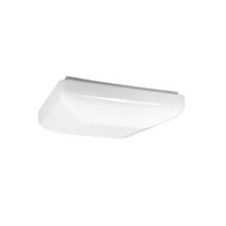 LED 12-1/2" white square ceiling surface light flush mount warm white 3000K dimmable LED-S001