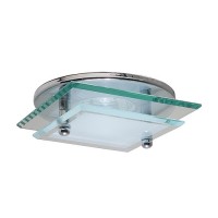 3" Low voltage recessed lighting decorative glass onyx chrome trim