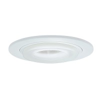6" Low voltage recessed metropolitan frosted glass white trim