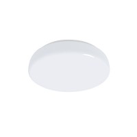 LED 11" white round drum cloud ceiling surface light flush mount warm white 3000K dimmable LED-V001L-W