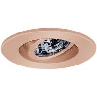 2" Recessed lighting adjustable 35 degree tilt copper regressed gimbal ring trim