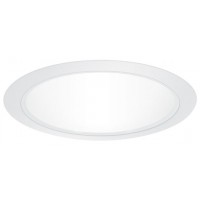 5" Shallow recessed lighting white reflector trim