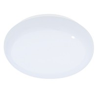 LED 19" white mushroom cloud ceiling surface light flush mount warm white 3000K dimmable LED-R003L-W