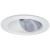 4" Low voltage recessed lighting adjustable lensed chrome reflector white wall wash trim