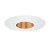 6" Low voltage recessed narrow specular copper reflector white trim