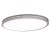 LED 32" x 18" oval two ring satin nickel ceiling surface light flush mount warm white 3000K dimmable LED-JR005L/NKL-W