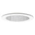 3" Low voltage recessed lighting clear chrome reflector white trim adjustable
