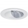 4" Low voltage recessed lighting chrome reflector white wall wash trim