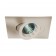 4" Low voltage recessed lighting 35 degree tilt fully adjustable satin baffle satin square eyeball trim
