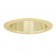 6" Recessed lighting Par 38 R 40 specular gold reflector polished brass trim