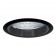 6" Recessed lighting A19 fresnel lens black baffle black shower trim