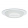 3" Low voltage recessed lighting frosted glass white metropolitan moon lite trim