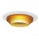 3" Low voltage recessed lighting amber glass white metropolitan step lite trim
