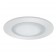 3" Low voltage recessed lighting frosted glass white shower trim