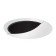6" Recessed lighting white wall wash specular black reflector trim R/PAR 30