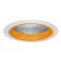 6" Recessed lighting fresnel lens specular gold reflector white trim